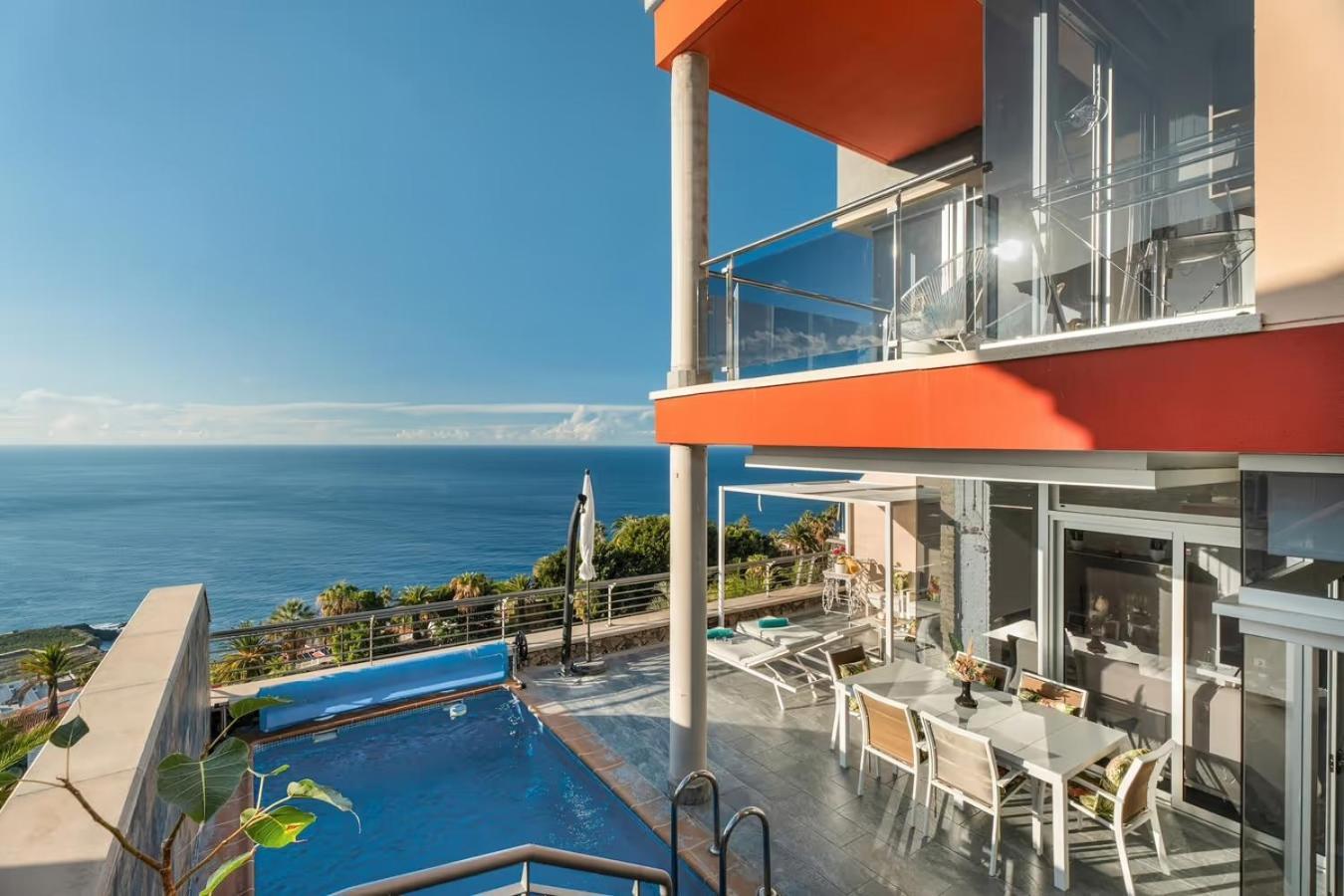 Villa Golden Horizon Con Piscina Privada Climatizada Santa Úrsula Eksteriør billede