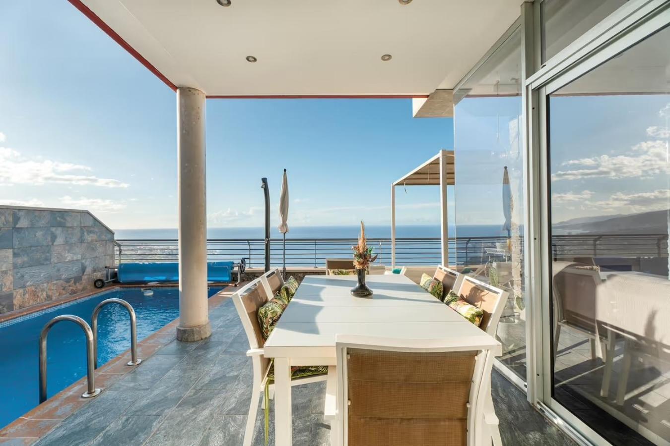 Villa Golden Horizon Con Piscina Privada Climatizada Santa Úrsula Eksteriør billede
