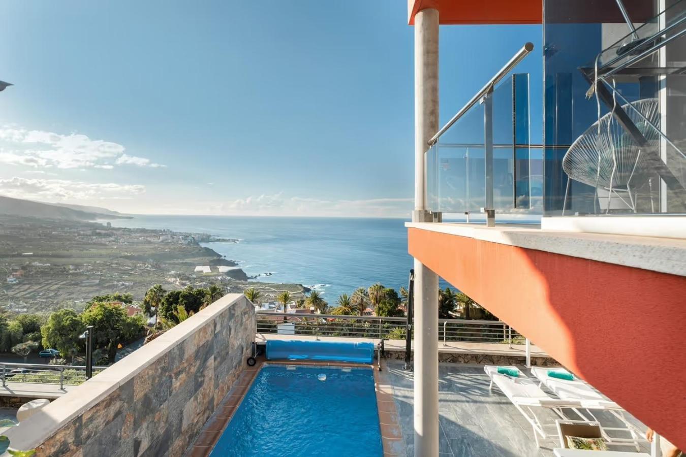 Villa Golden Horizon Con Piscina Privada Climatizada Santa Úrsula Eksteriør billede