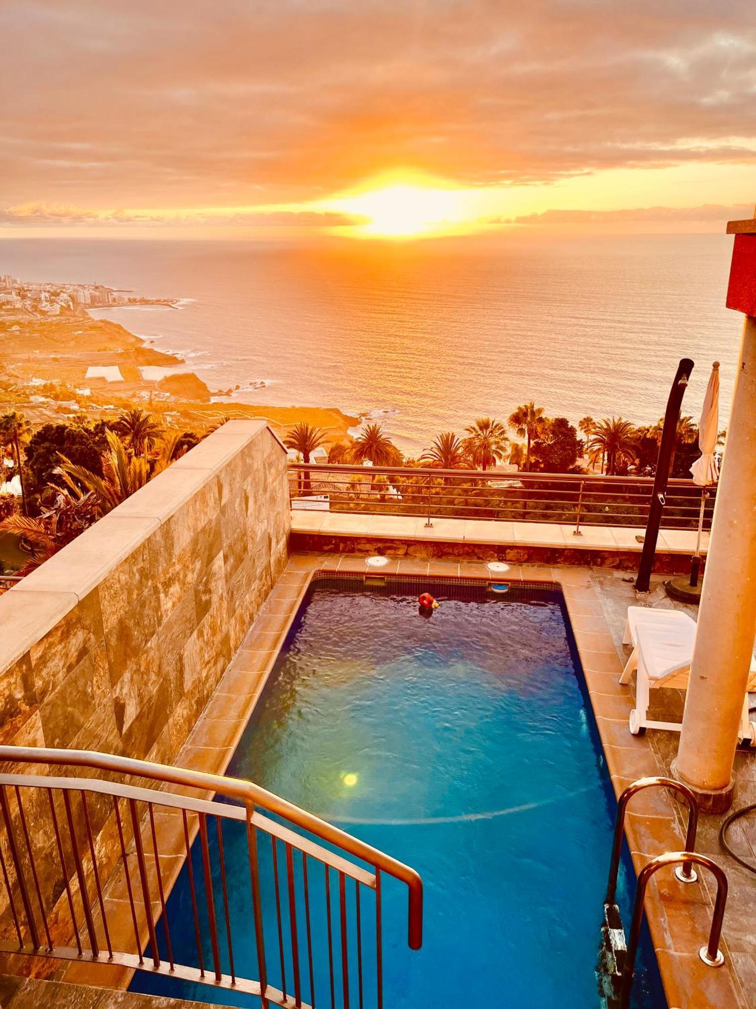 Villa Golden Horizon Con Piscina Privada Climatizada Santa Úrsula Eksteriør billede